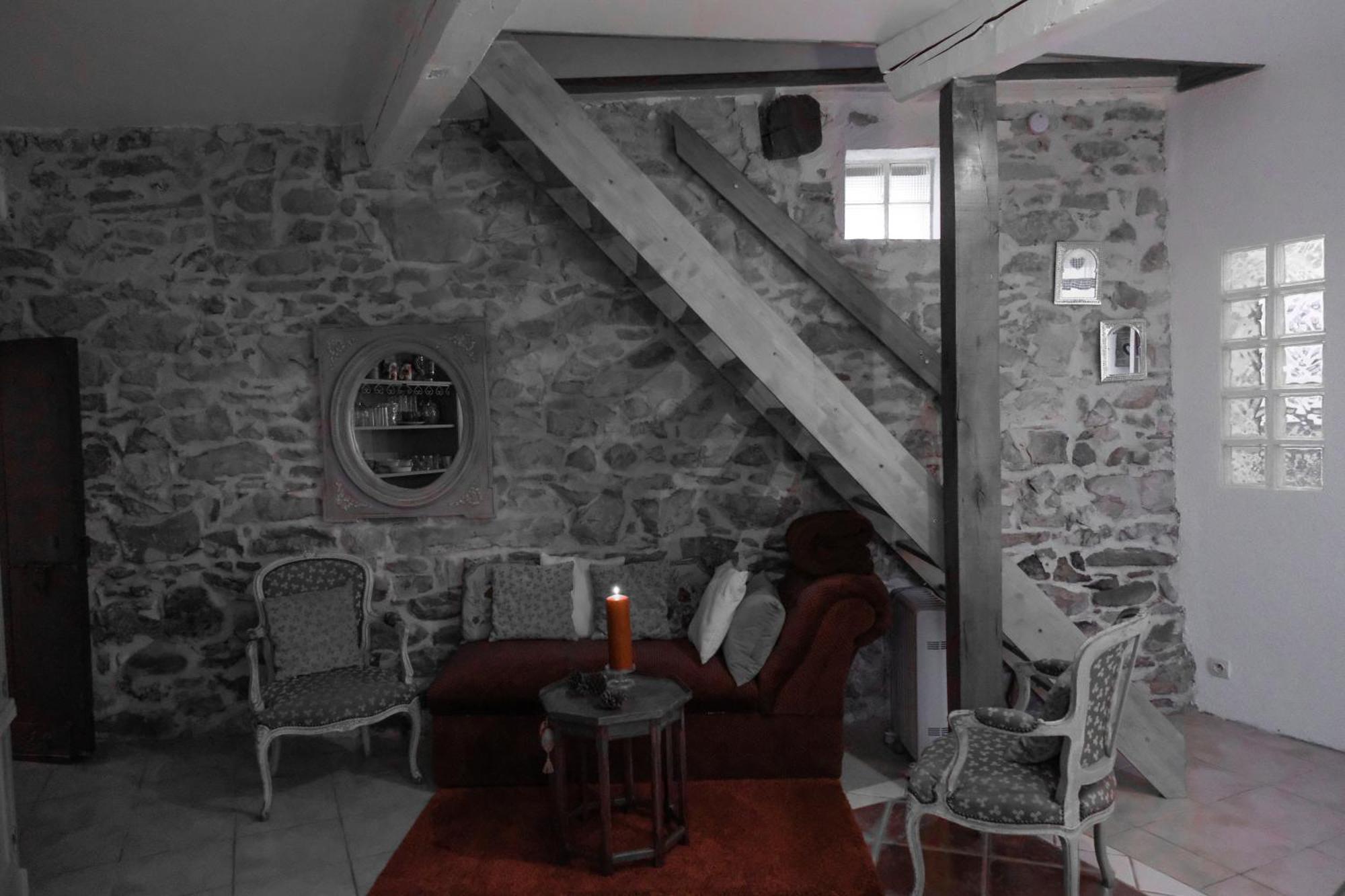 Le gîte de Sainte Valière PISCINE et SPA Esterno foto